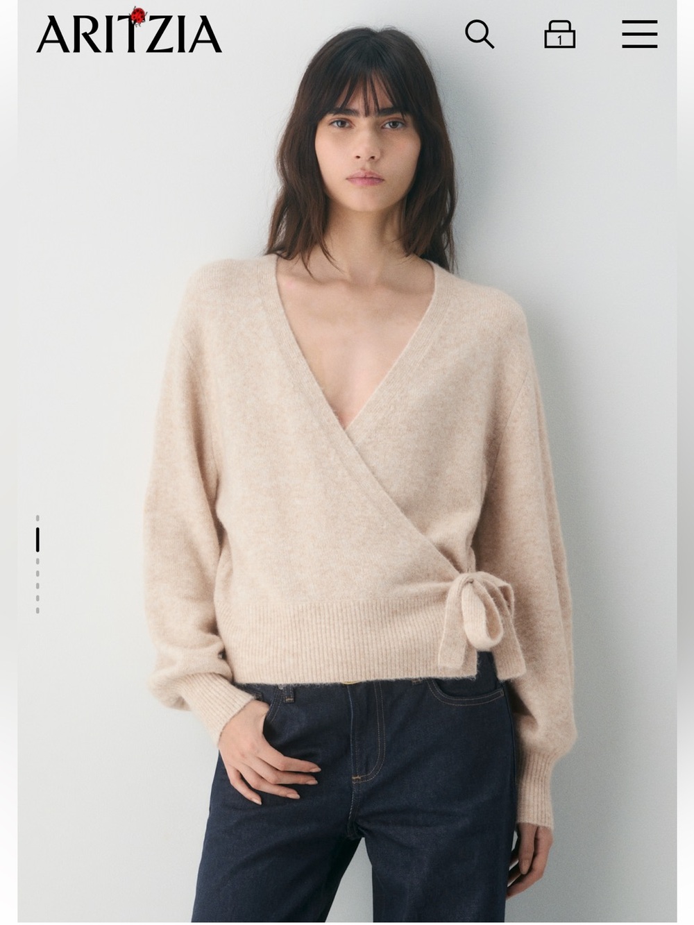 Aritzia Wilfred
SoftSpoke™ Cassidy Wrap Sweater